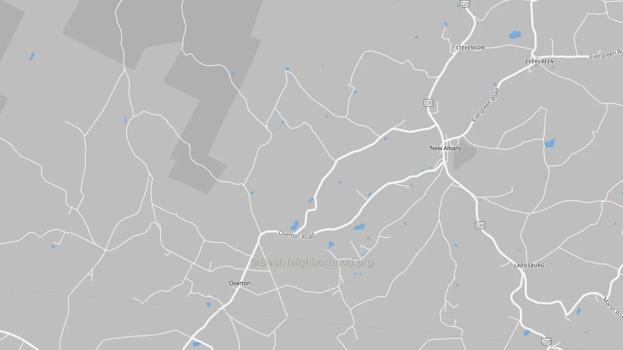 Transit Grade map of New Era, PA