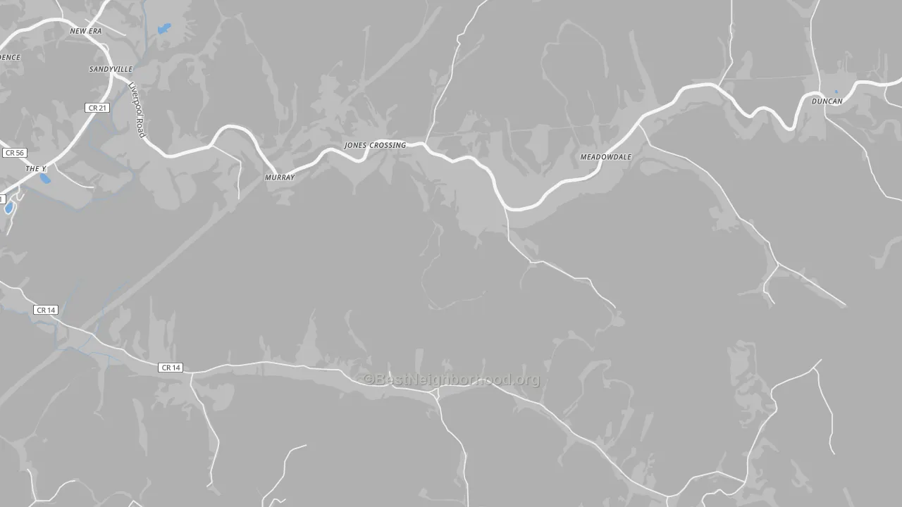 Transit Grade map of New Era, WV