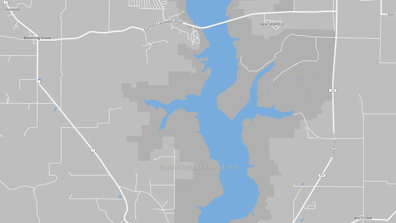 Transit Grade map of New Fairfield, IN