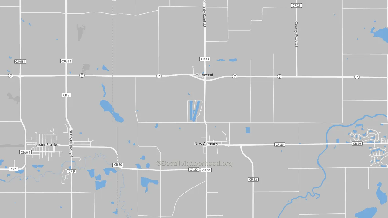 Transit Grade map of New Germany, MN