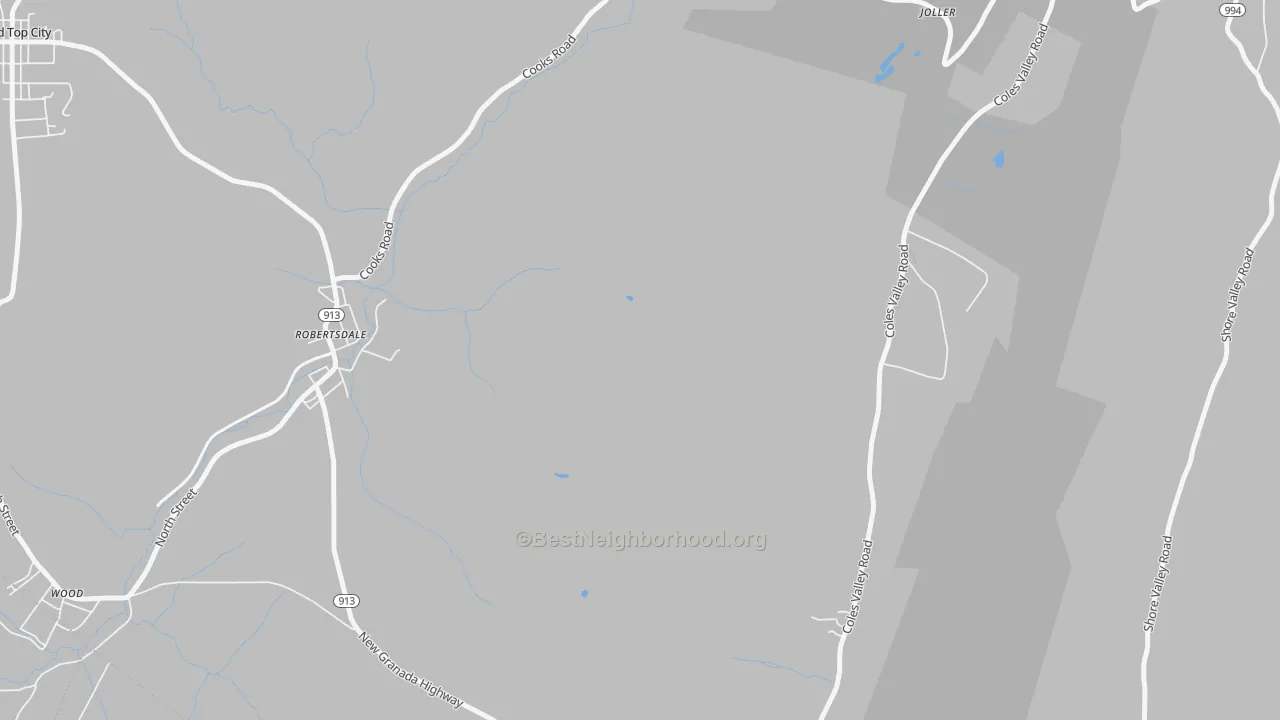 Transit Grade map of New Grenada, PA