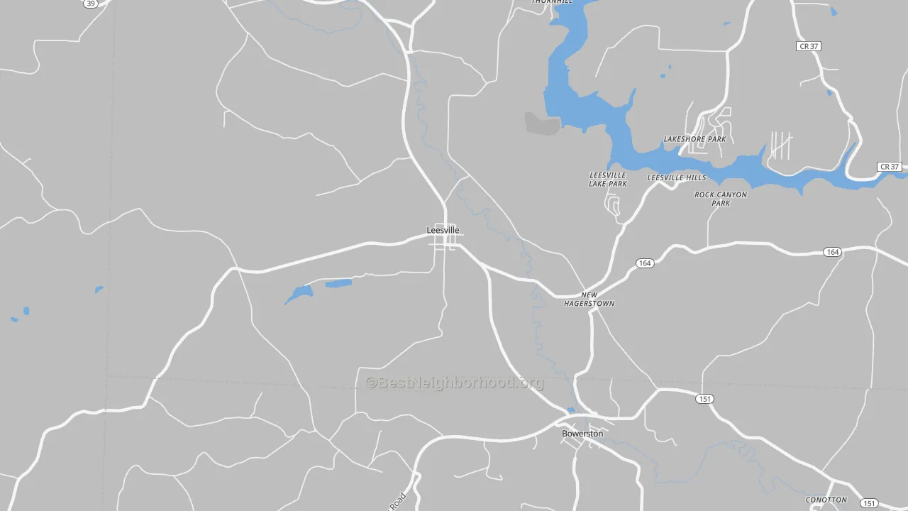 Transit Grade map of New Hagerstown, OH