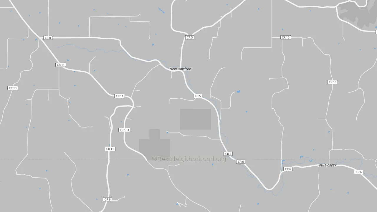 Transit Grade map of New Hartford, MN