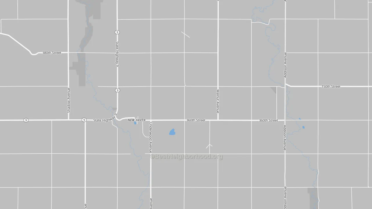 Transit Grade map of New Haven, IA