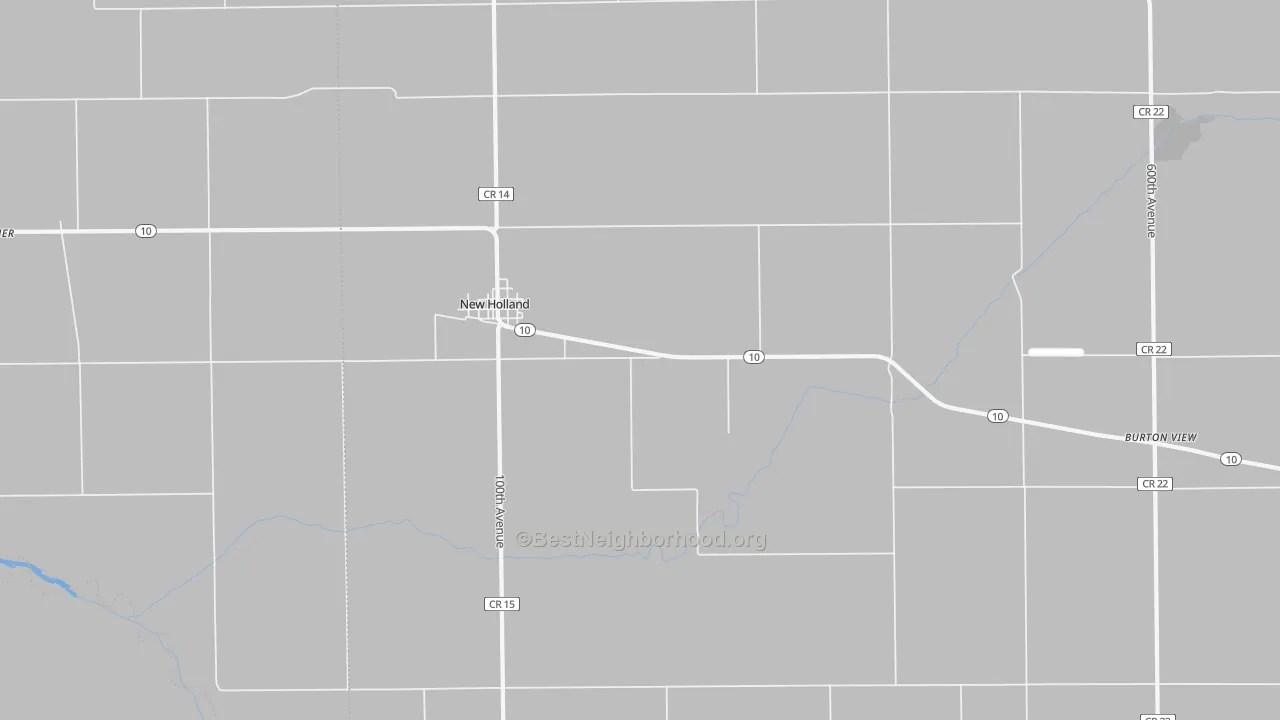 Transit Grade map of New Holland, IL