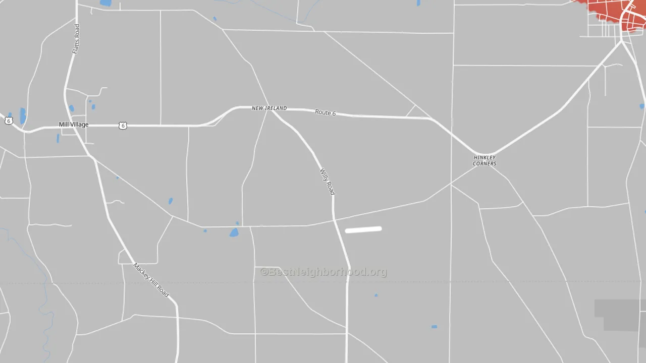 Transit Grade map of New Ireland, PA