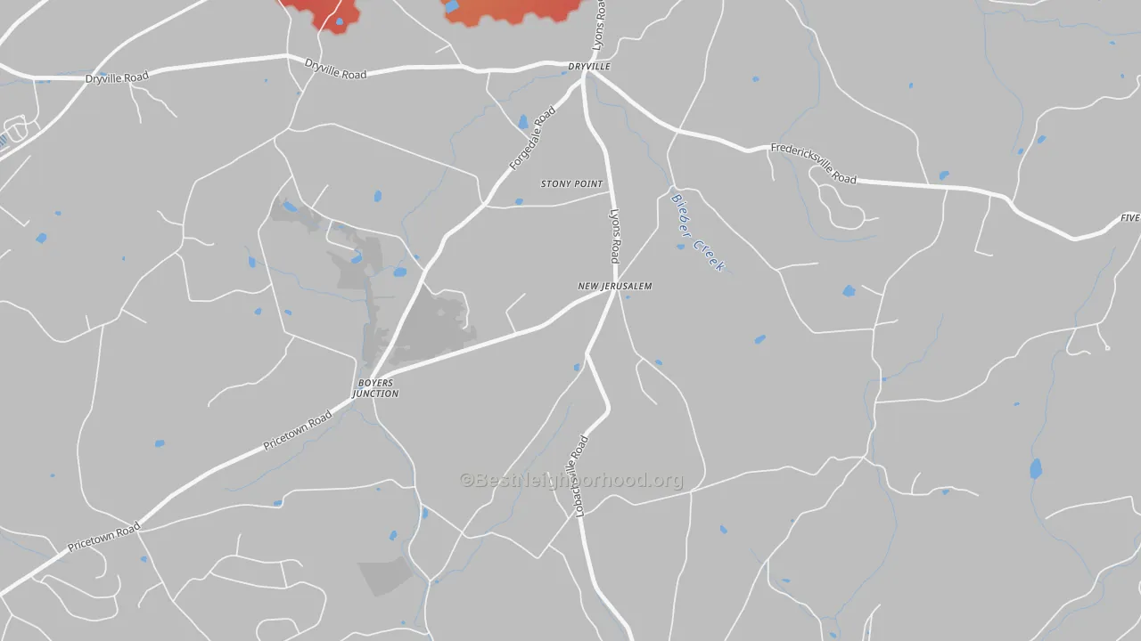 Transit Grade map of New Jerusalem, PA