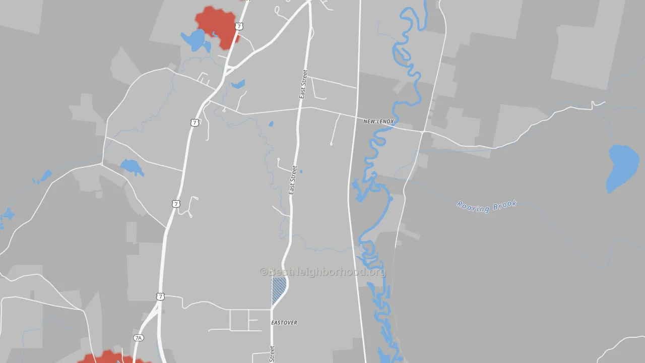 Transit Grade map of New Lenox, MA