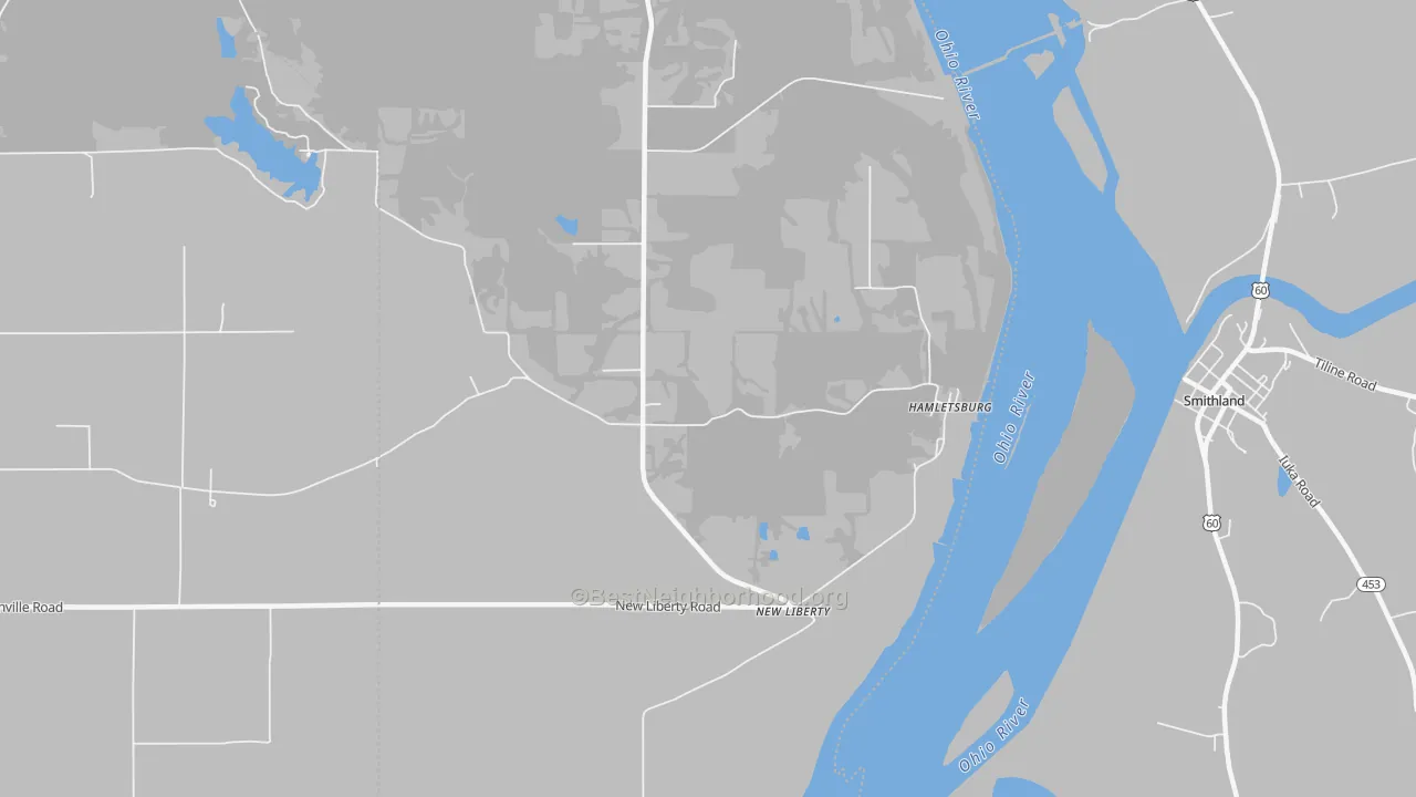Transit Grade map of New Liberty, IL