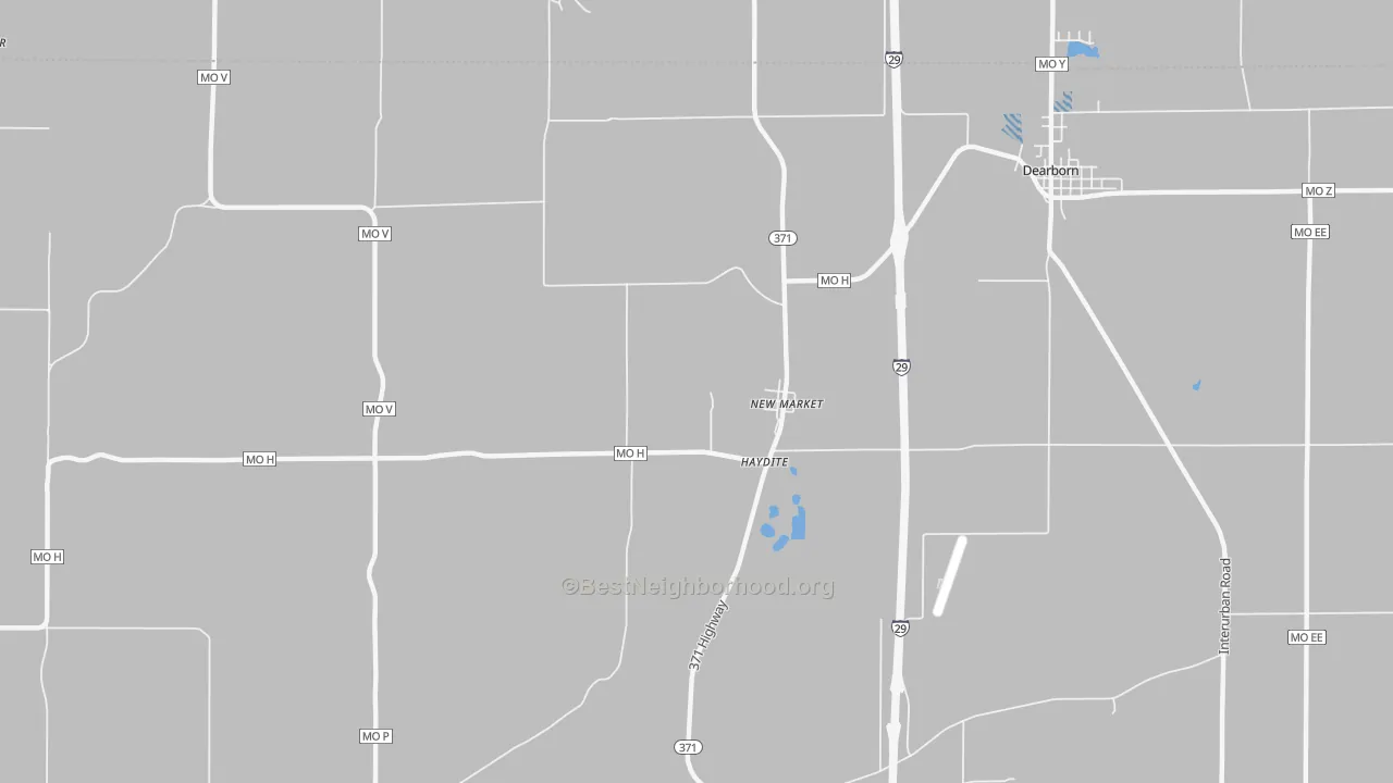 Transit Grade map of New Market, MO