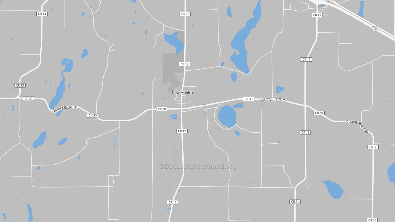 Transit Grade map of New Munich, MN