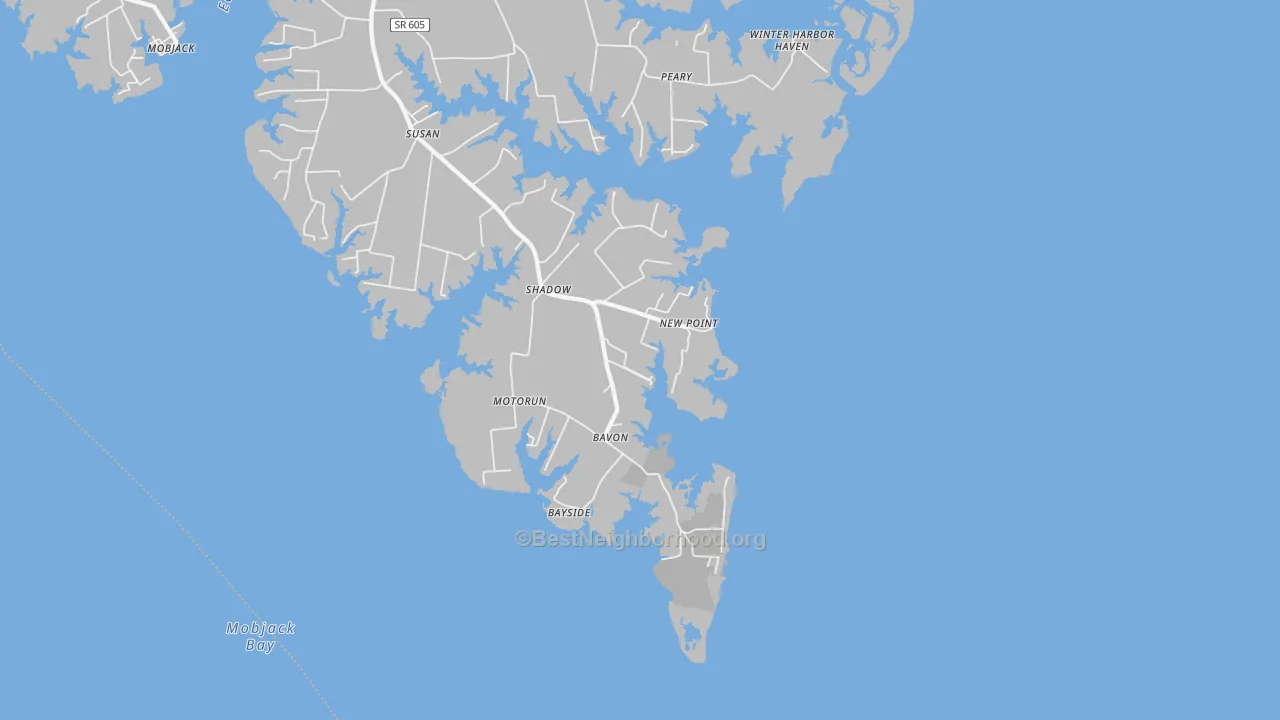 Transit Grade map of New Point, VA