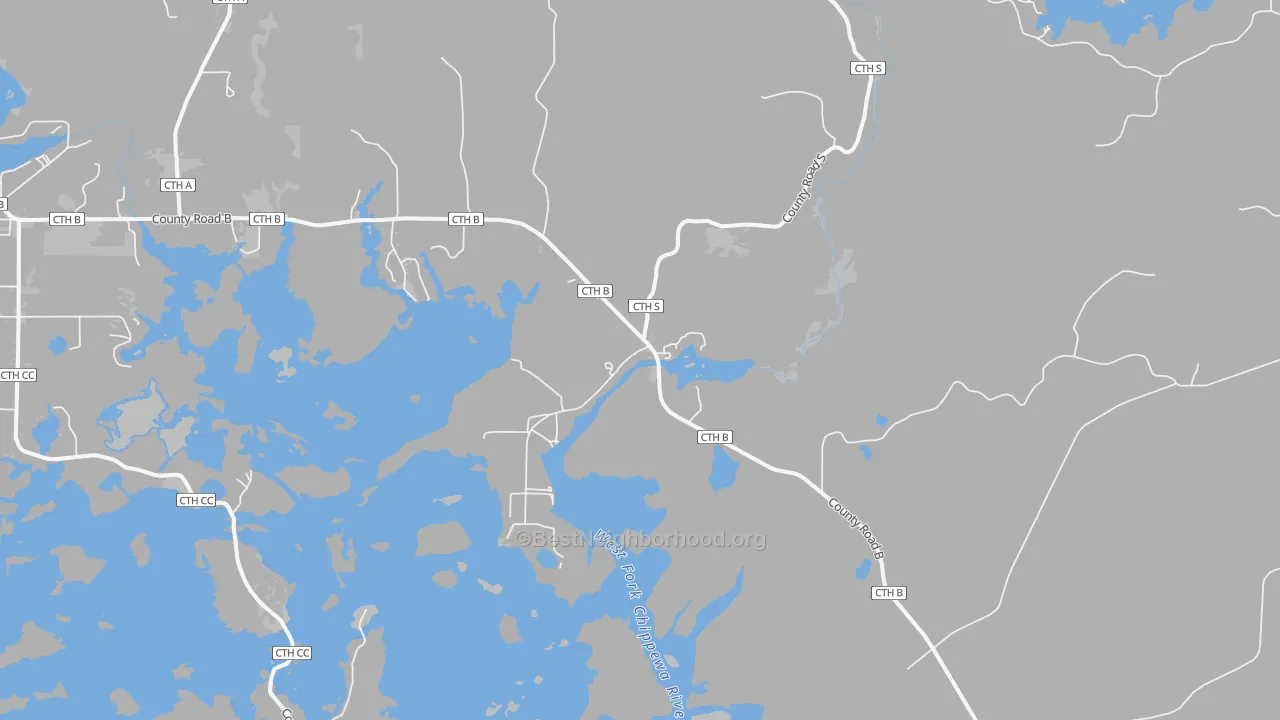 Transit Grade map of New Post, WI