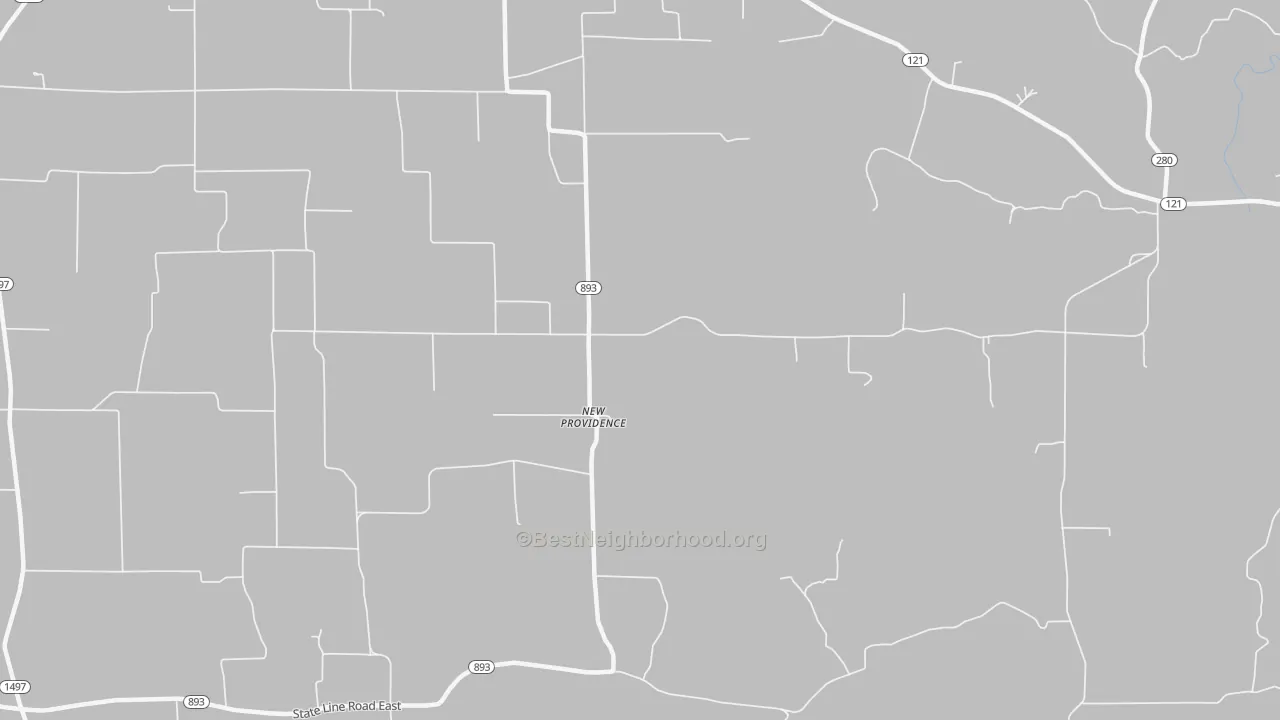 Transit Grade map of New Providence, KY