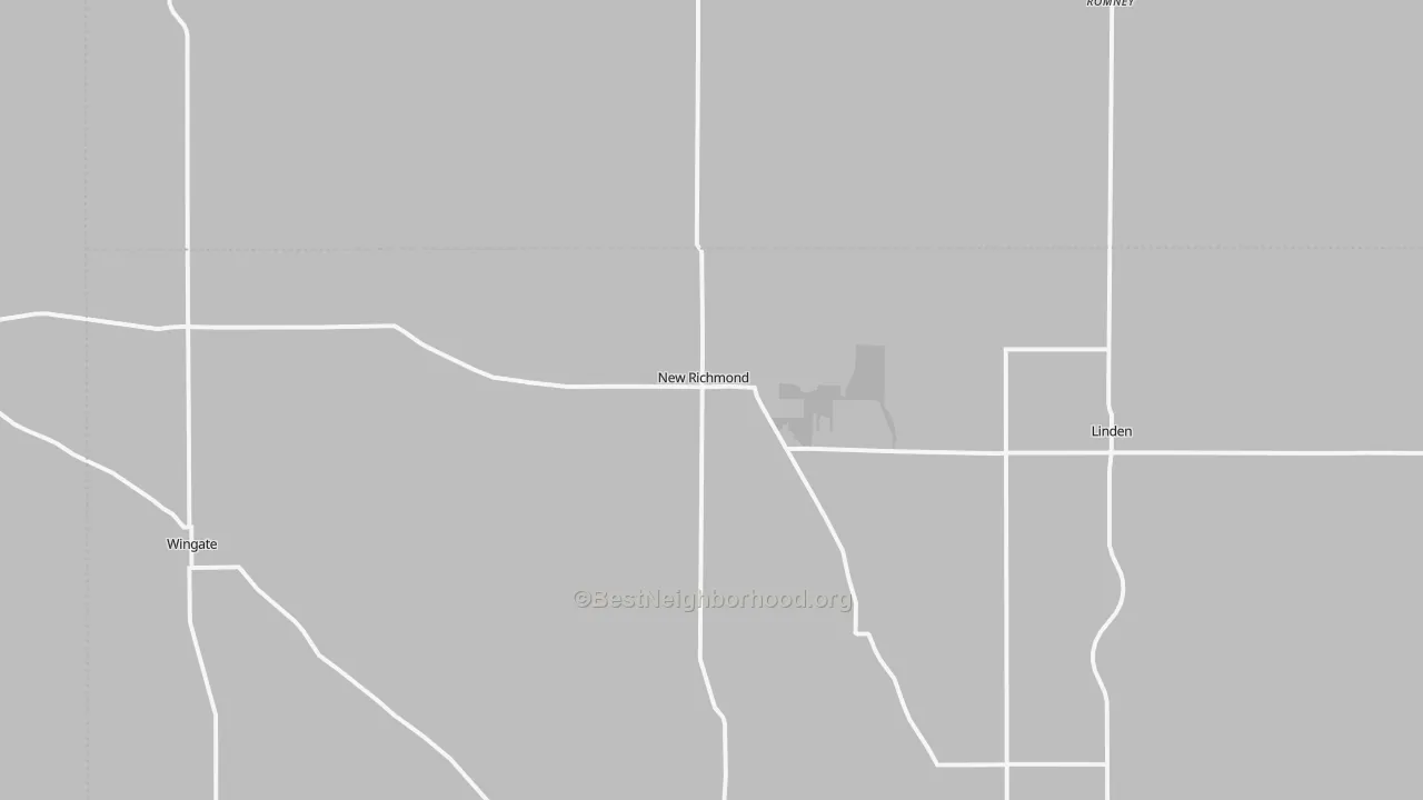 Transit Grade map of New Richmond, IN