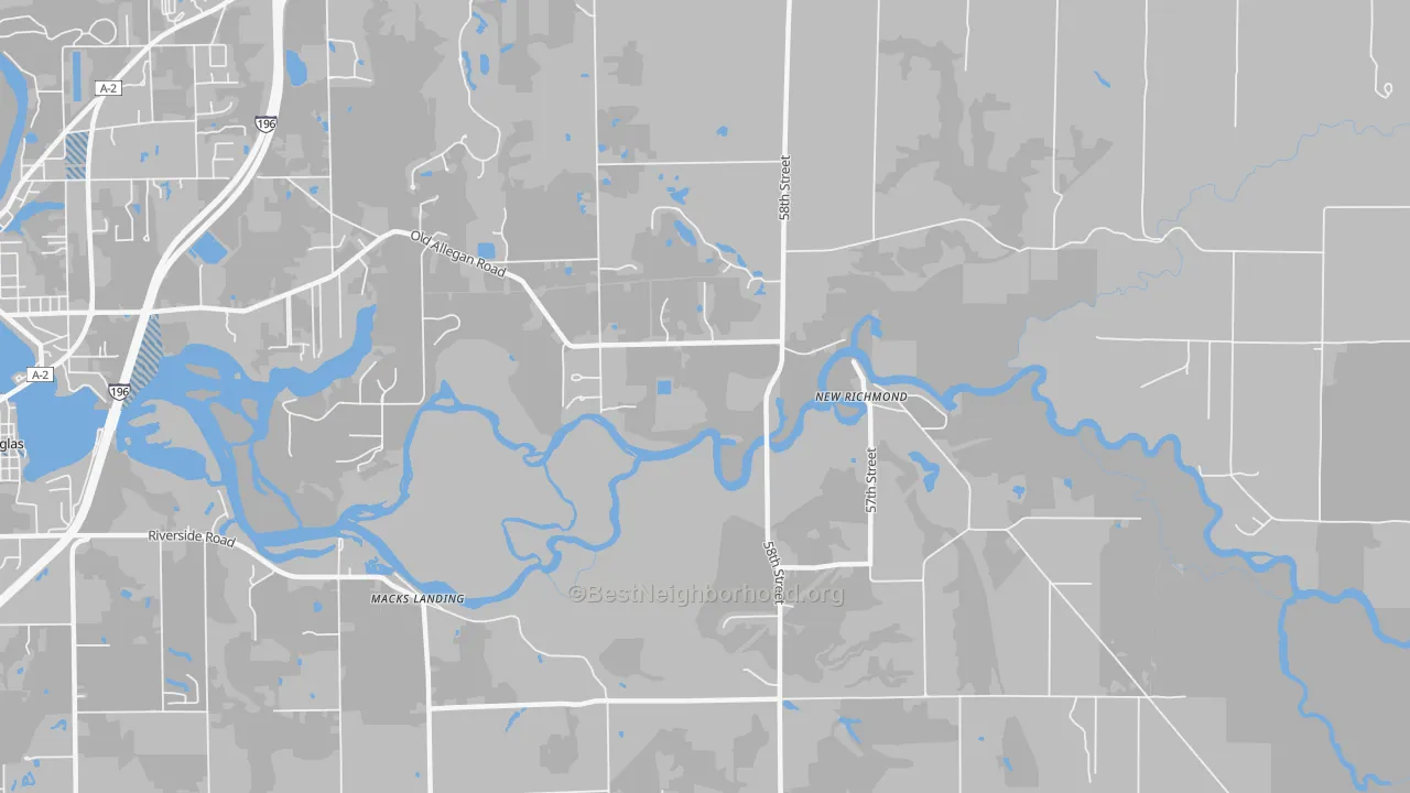 Transit Grade map of New Richmond, MI