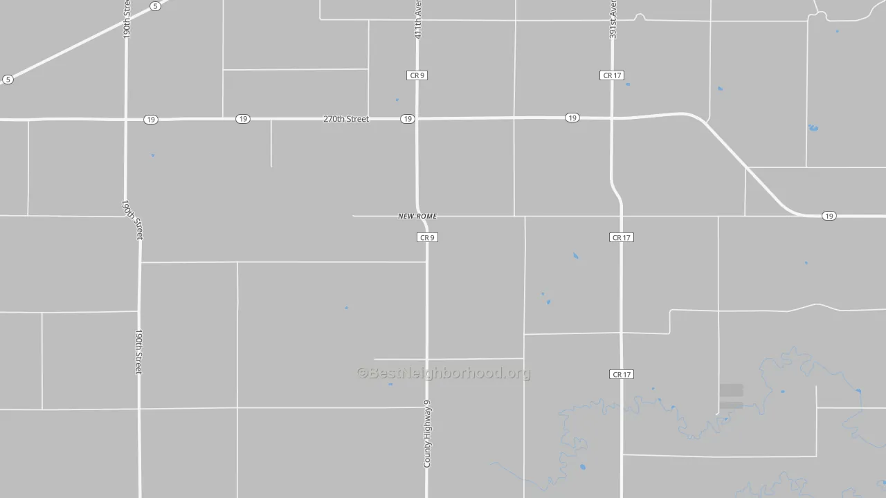 Transit Grade map of New Rome, MN