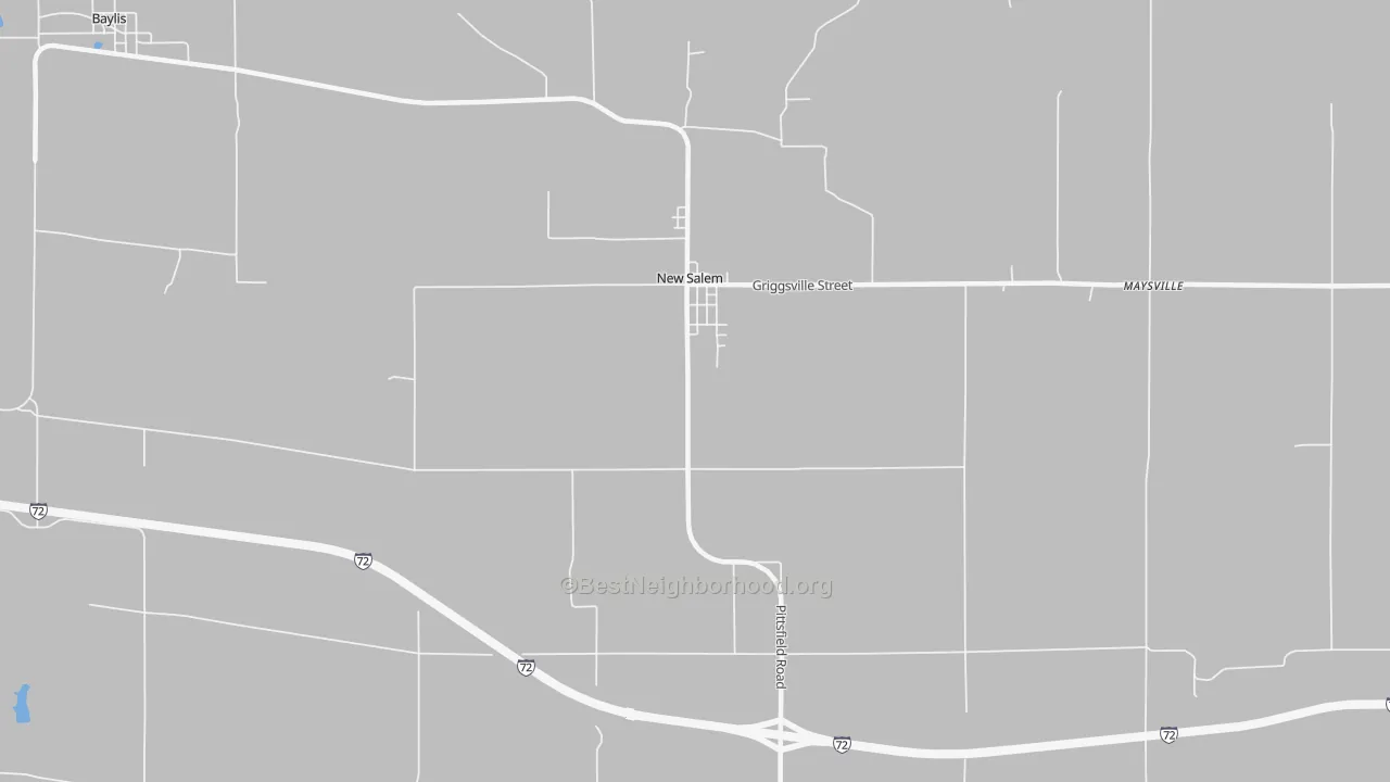 Transit Grade map of New Salem, IL