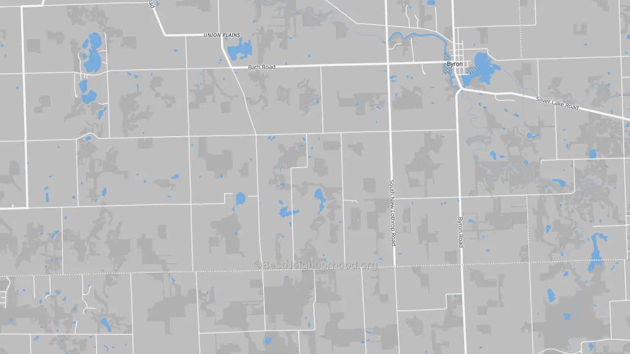 Transit Grade map of New Salem, MI