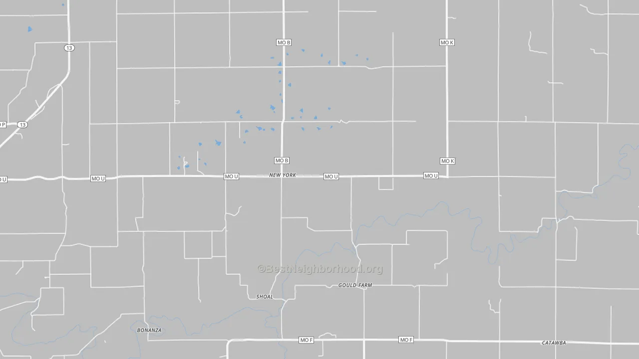 Transit Grade map of New York, MO