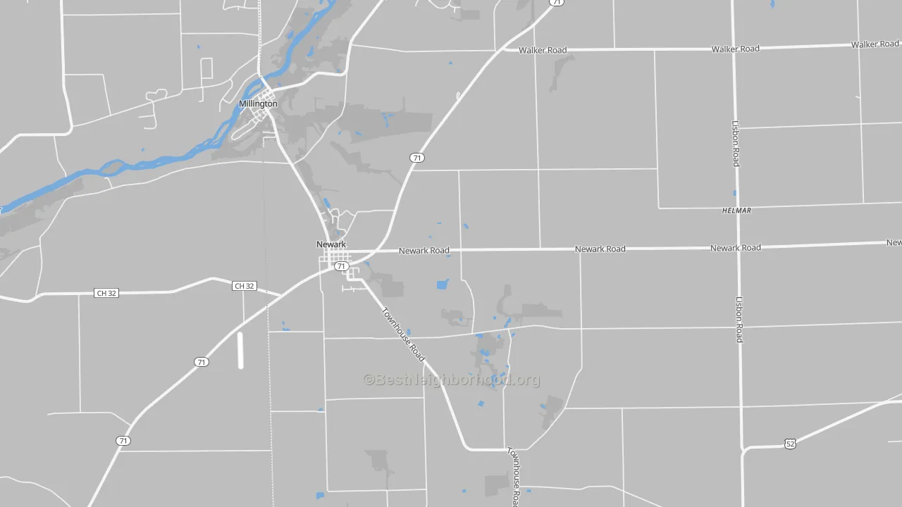 Transit Grade map of Newark, IL