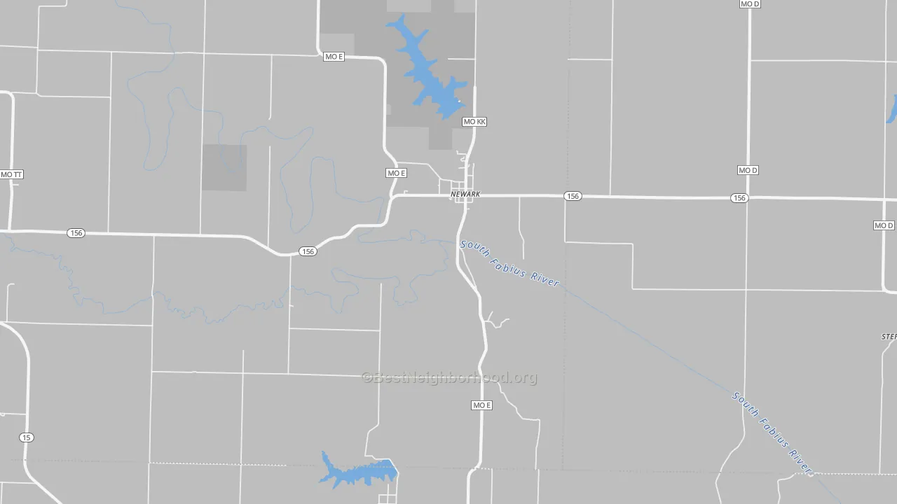 Transit Grade map of Newark, MO