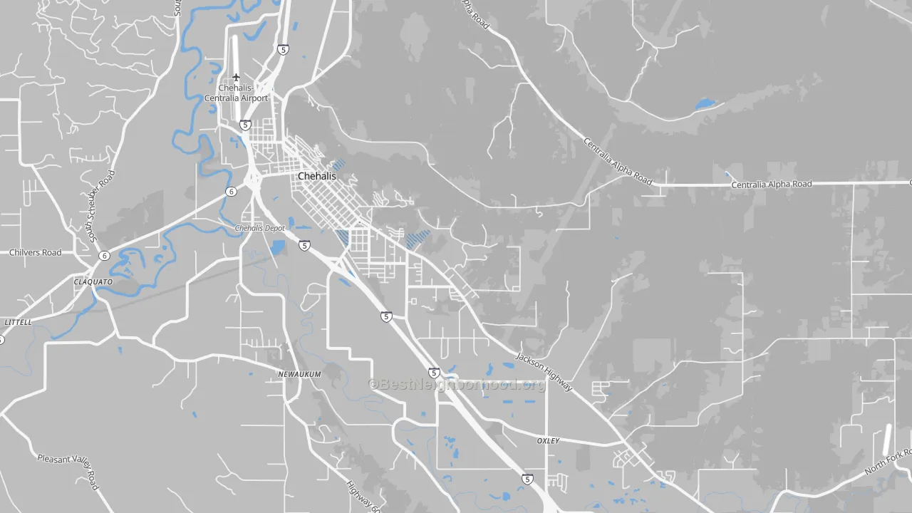 Transit Grade map of Newaukum, WA