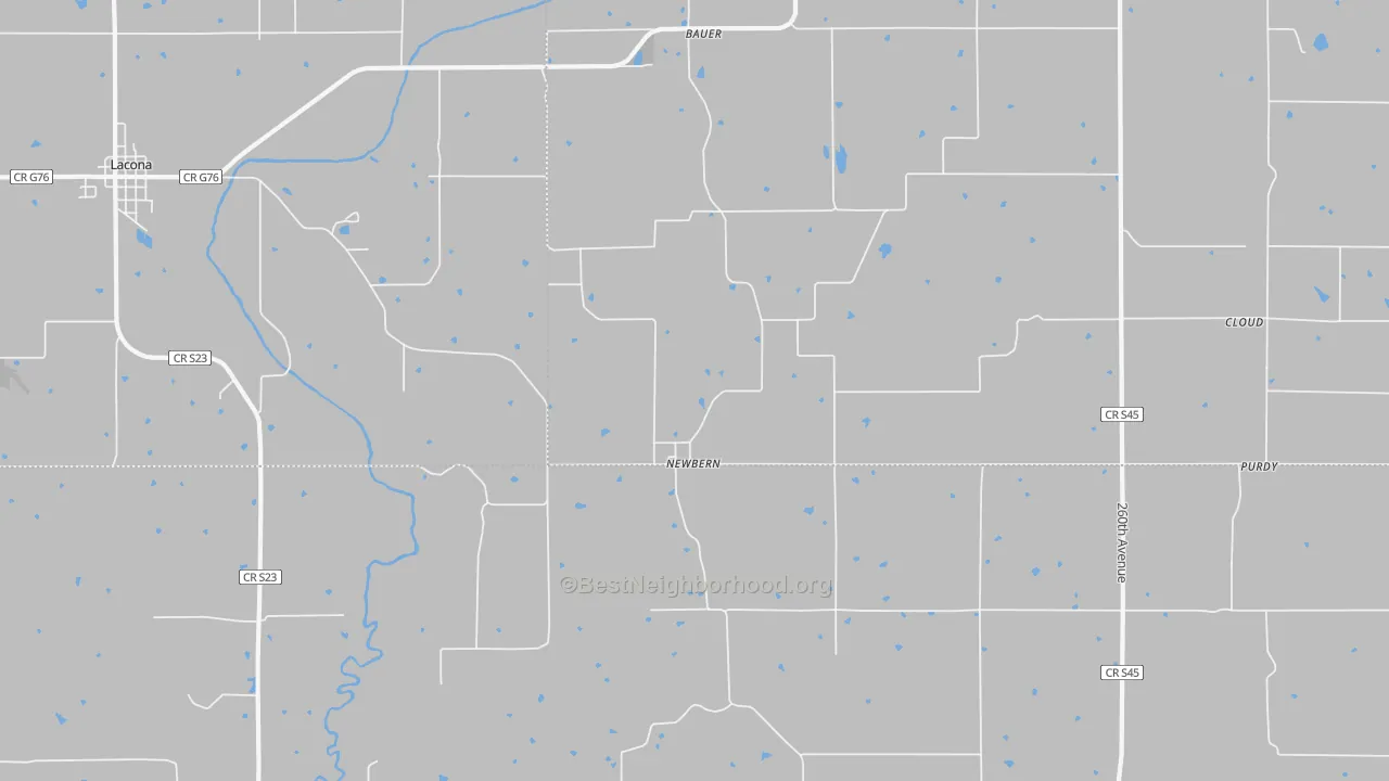 Transit Grade map of Newbern, IA