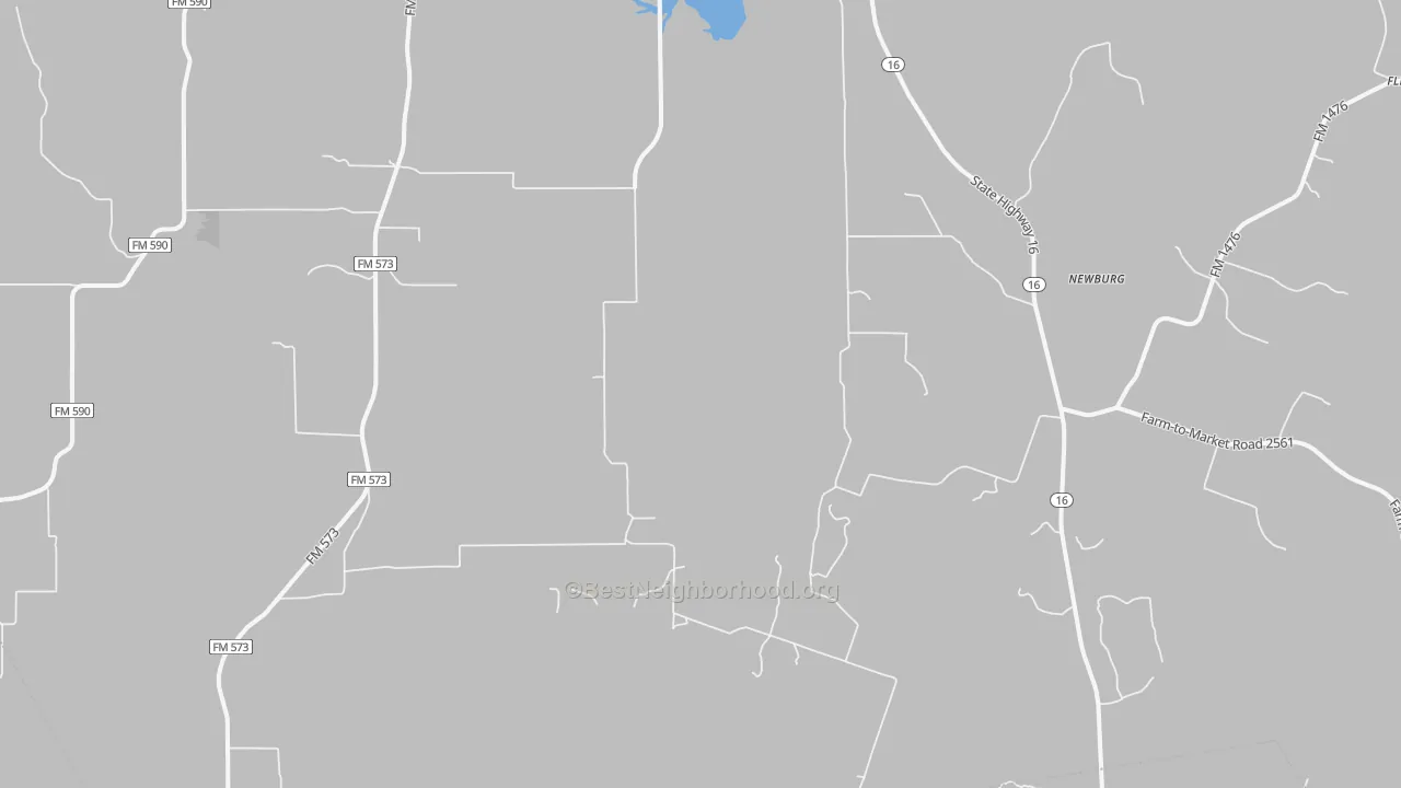 Transit Grade map of Newburg, TX