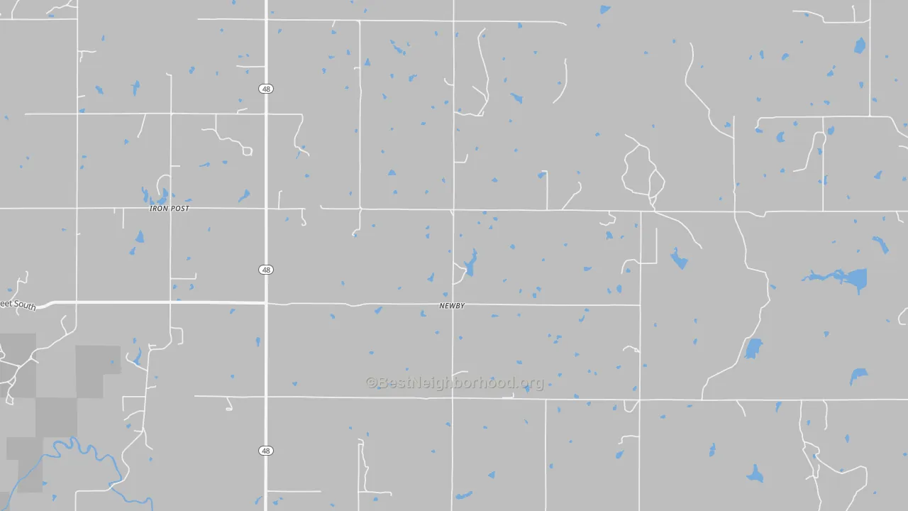Transit Grade map of Newby, OK