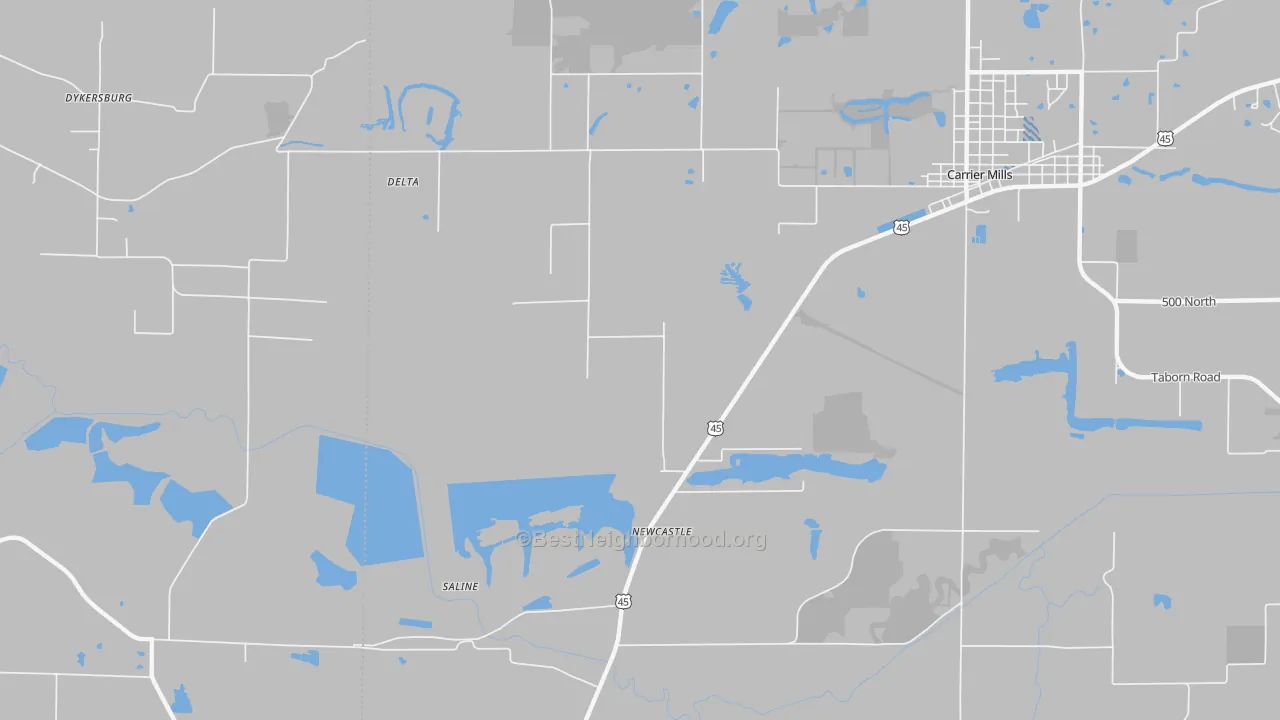 Transit Grade map of Newcastle, IL