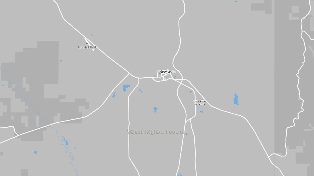 Transit Grade map of Newcastle, WY