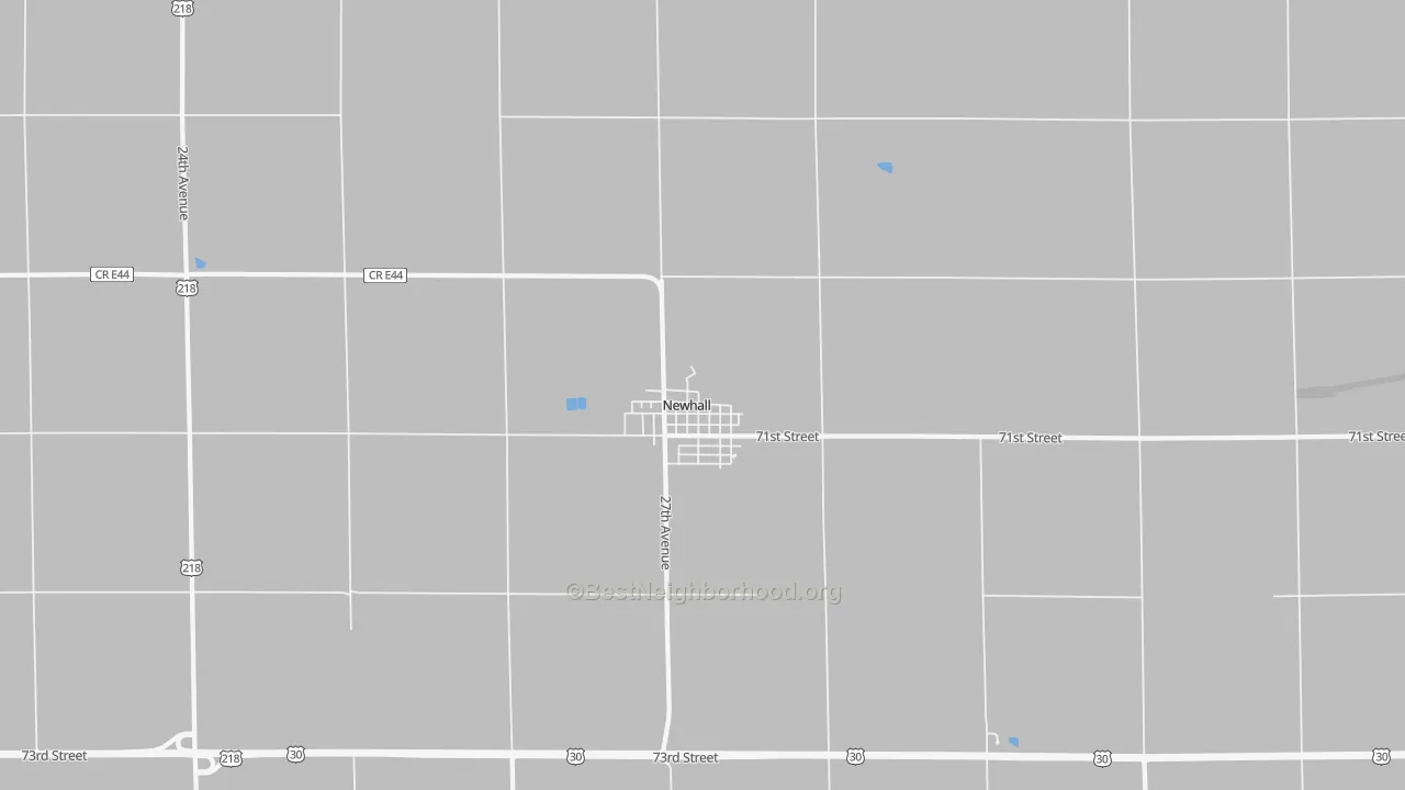 Transit Grade map of Newhall, IA