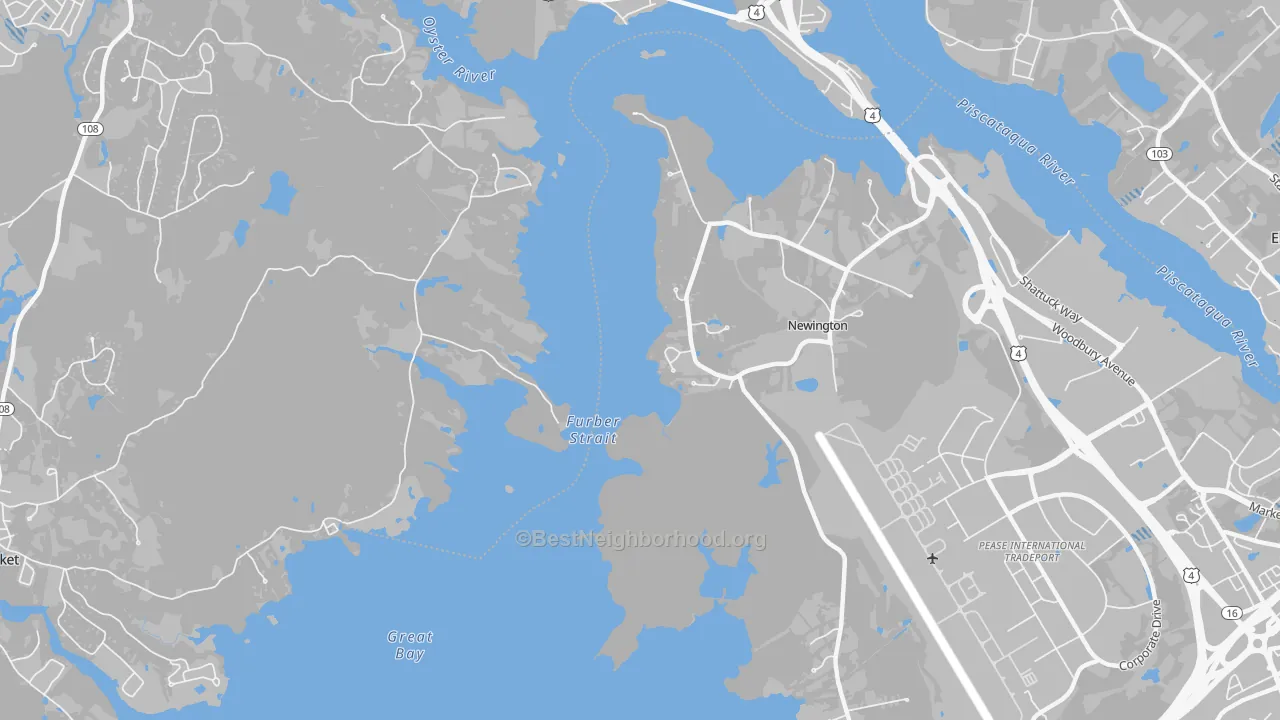 Transit Grade map of Newington, NH