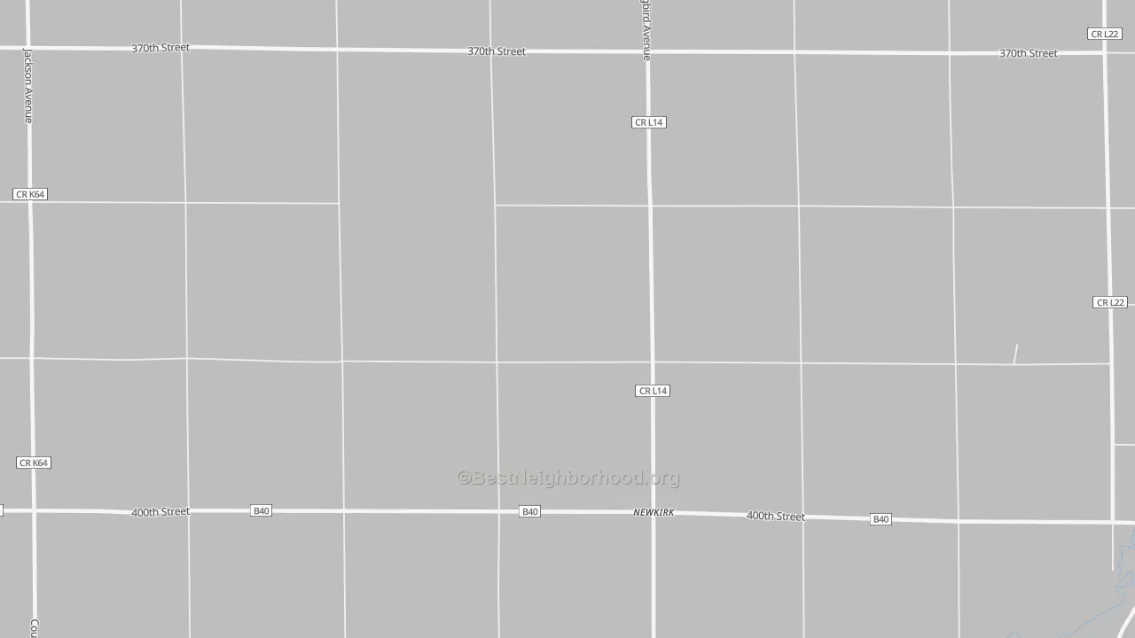 Transit Grade map of Newkirk, IA