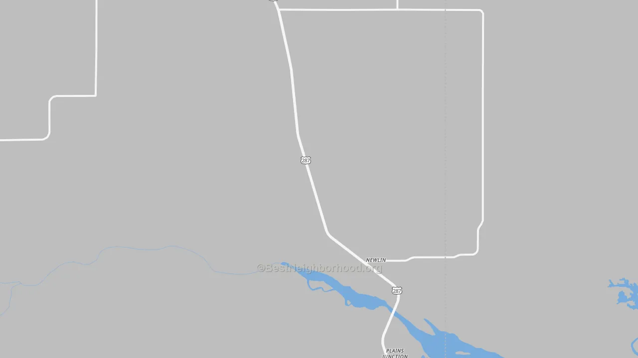 Transit Grade map of Newlin, TX