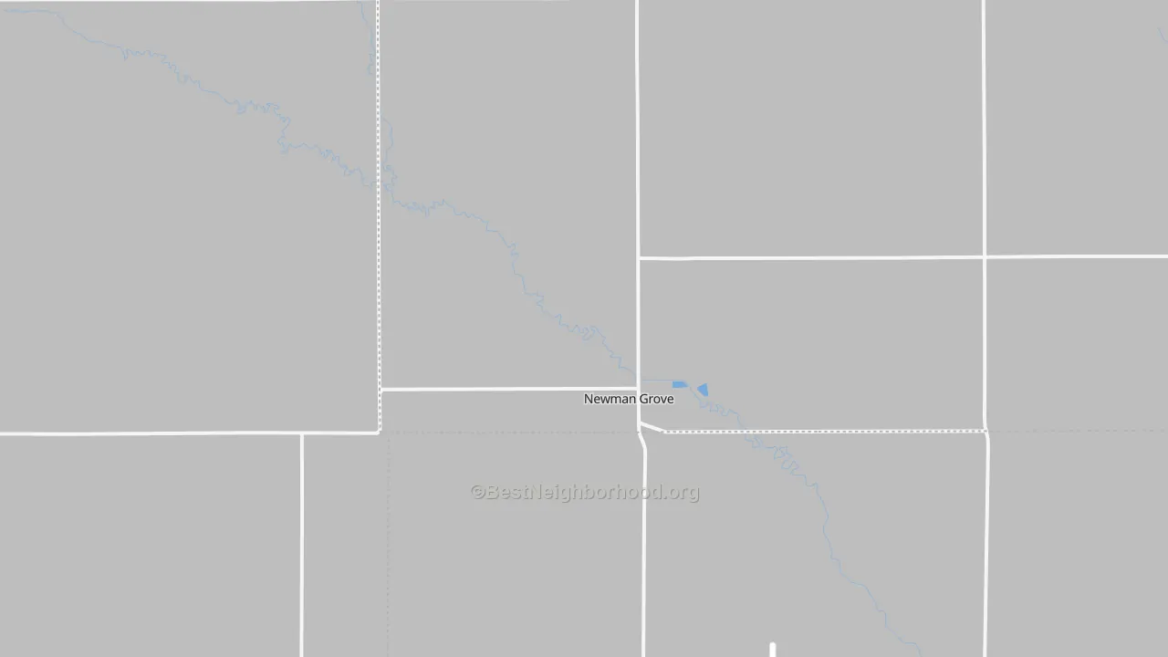 Transit Grade map of Newman Grove, NE