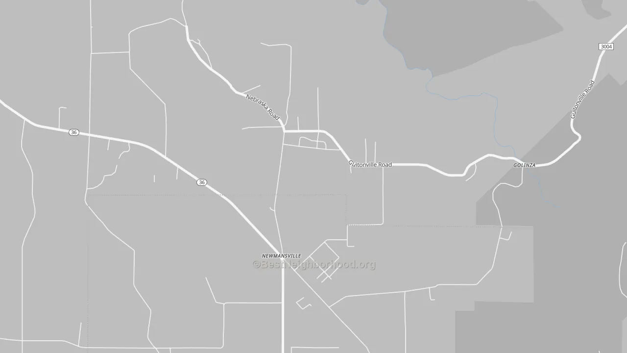 Transit Grade map of Newmansville, PA