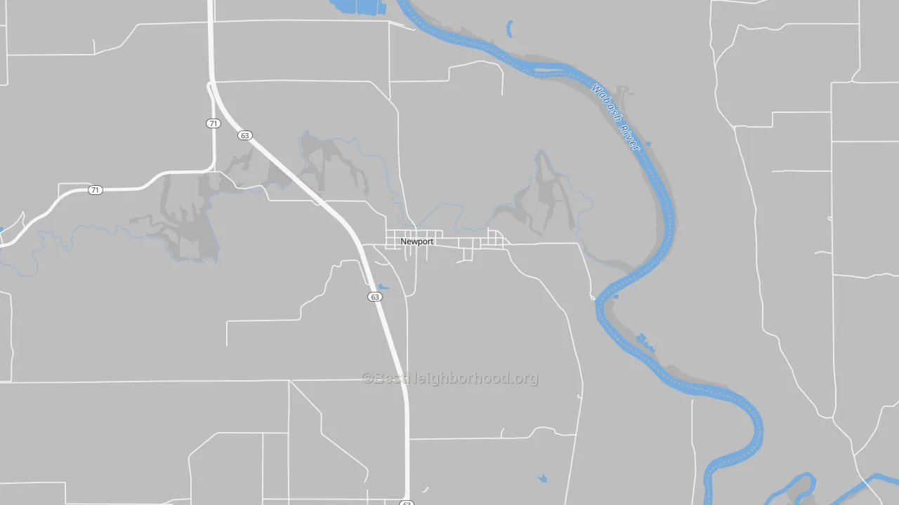 Transit Grade map of Newport, IN