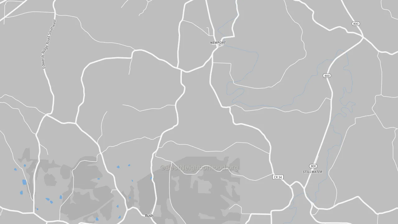 Transit Grade map of Newport, OH