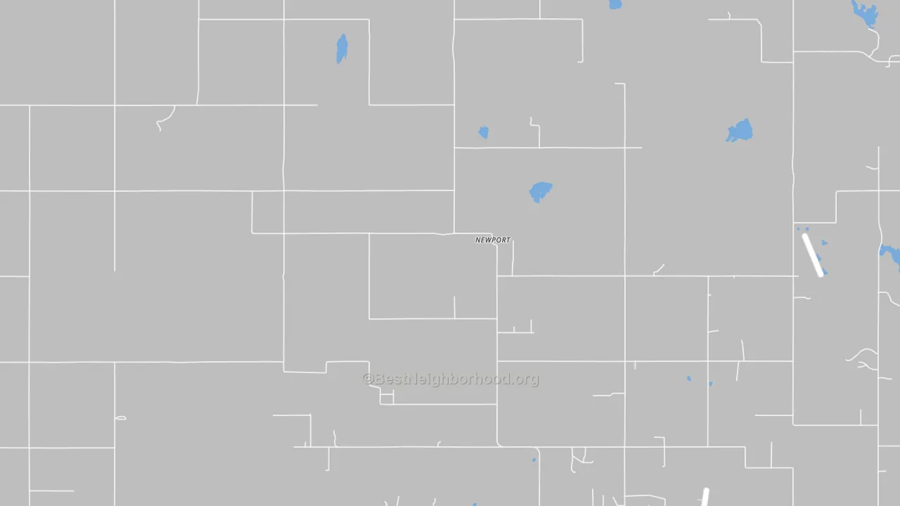 Transit Grade map of Newport, OK
