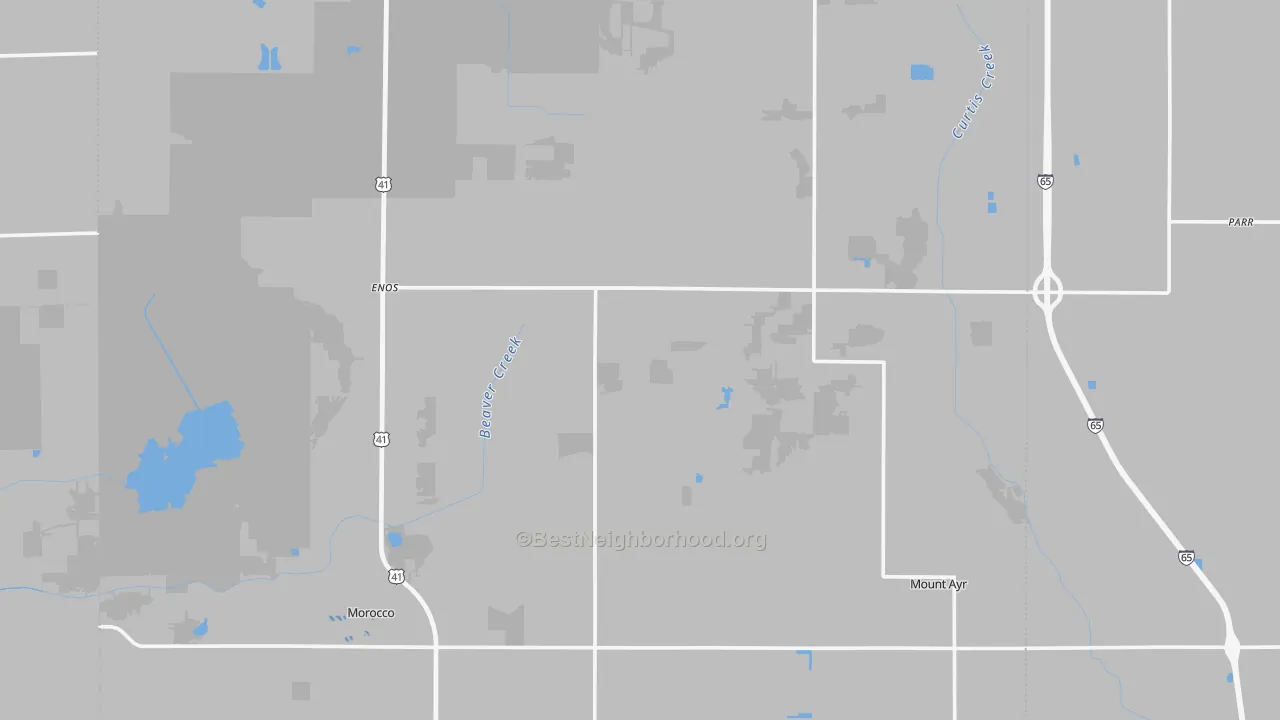 Transit Grade map of Newton County, IN