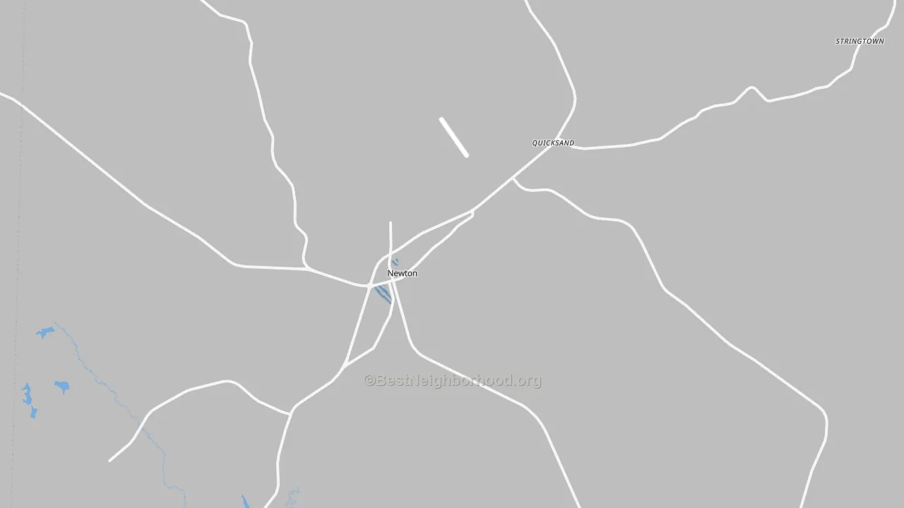 Transit Grade map of Newton, TX