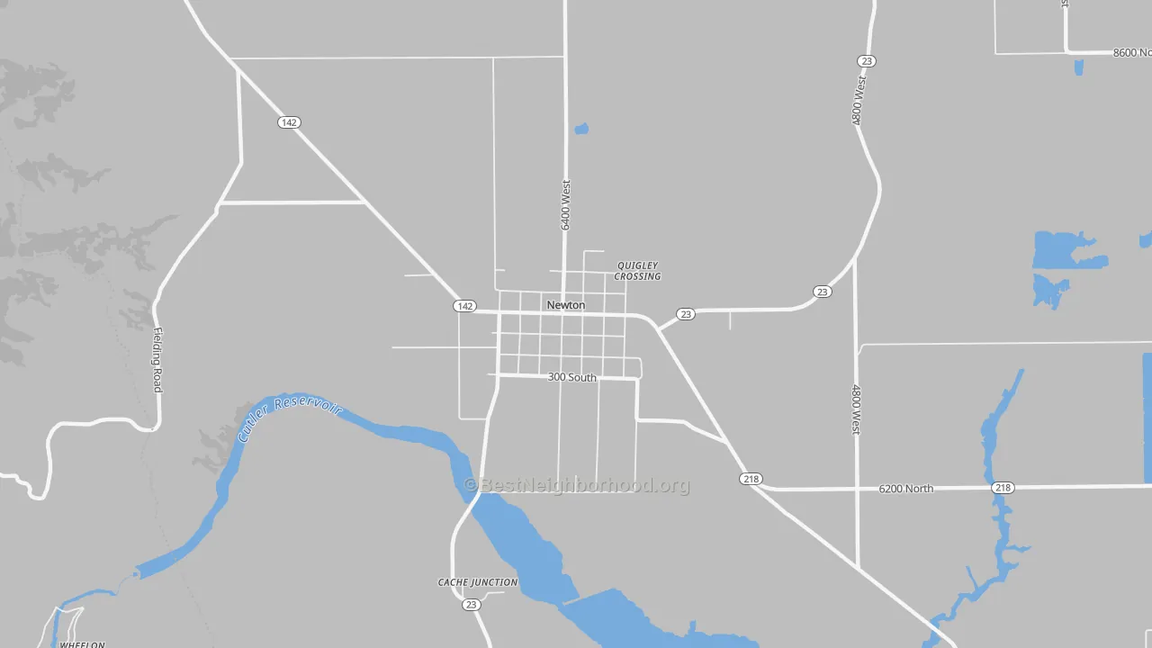 Transit Grade map of Newton, UT