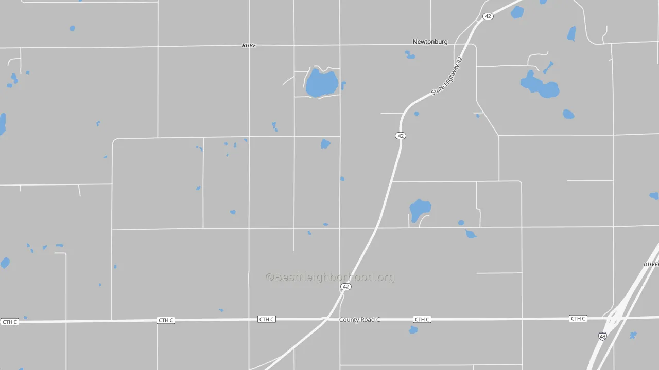 Transit Grade map of Newtonburg, WI