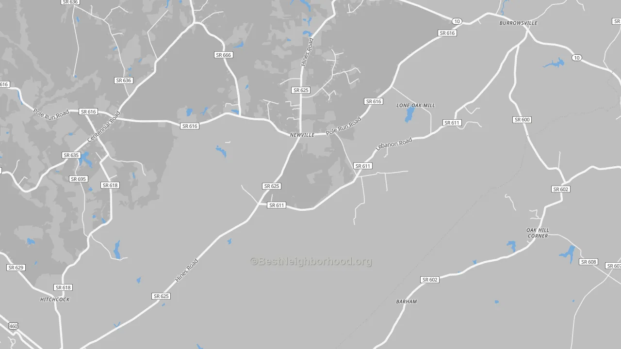Transit Grade map of Newville, VA