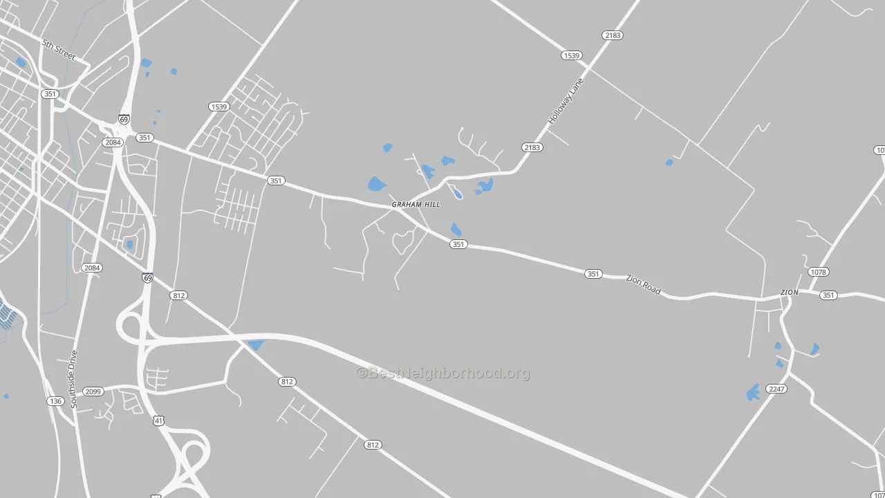 Transit Grade map of Niagara, KY