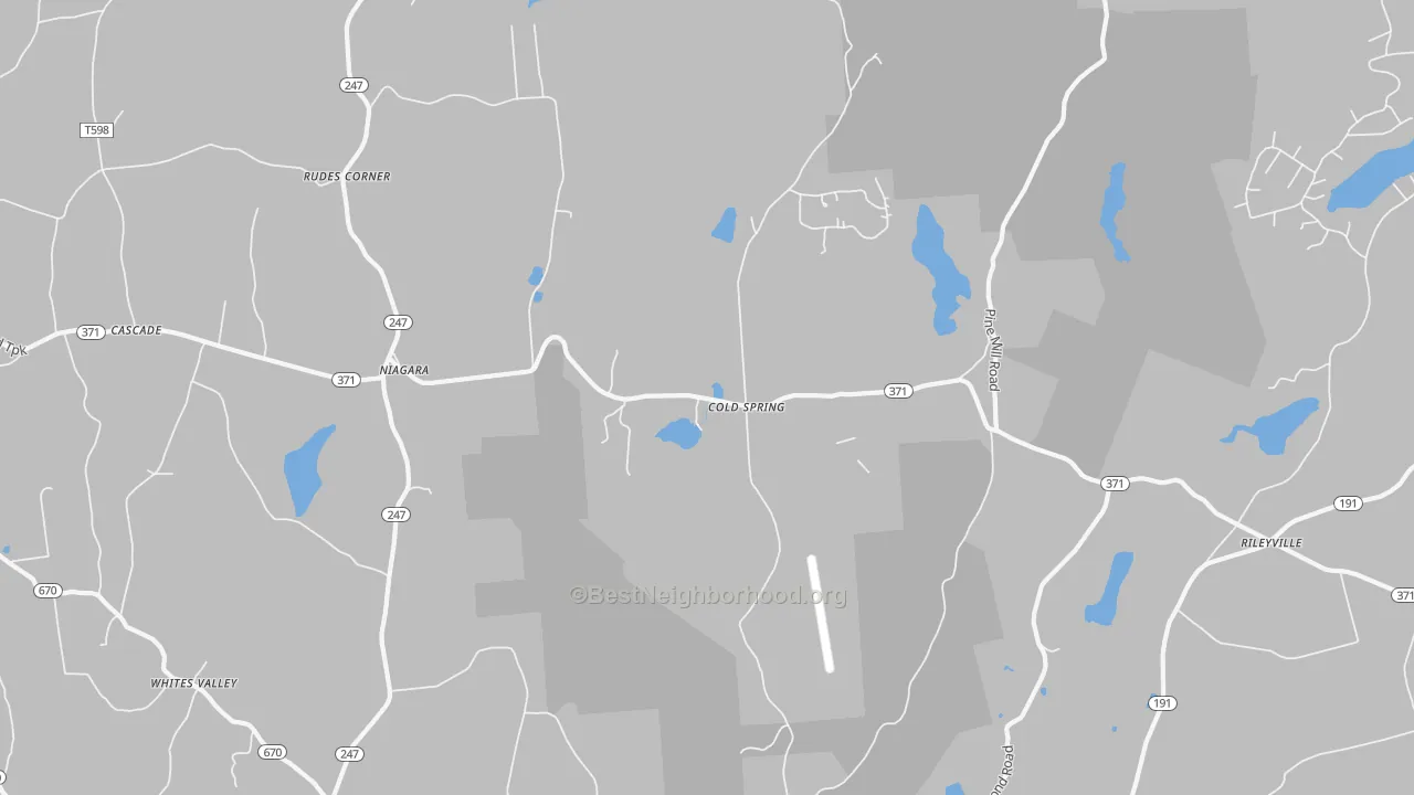 Transit Grade map of Niagara, PA