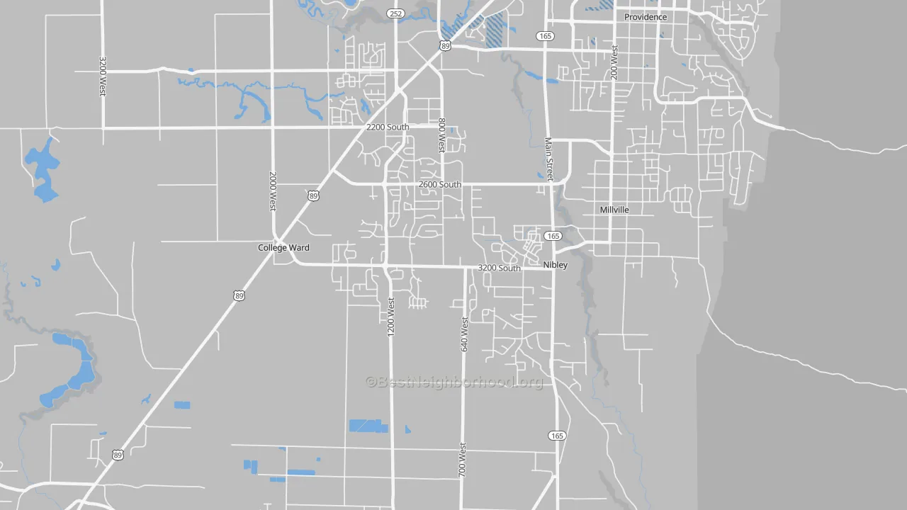 Transit Grade map of Nibley, UT