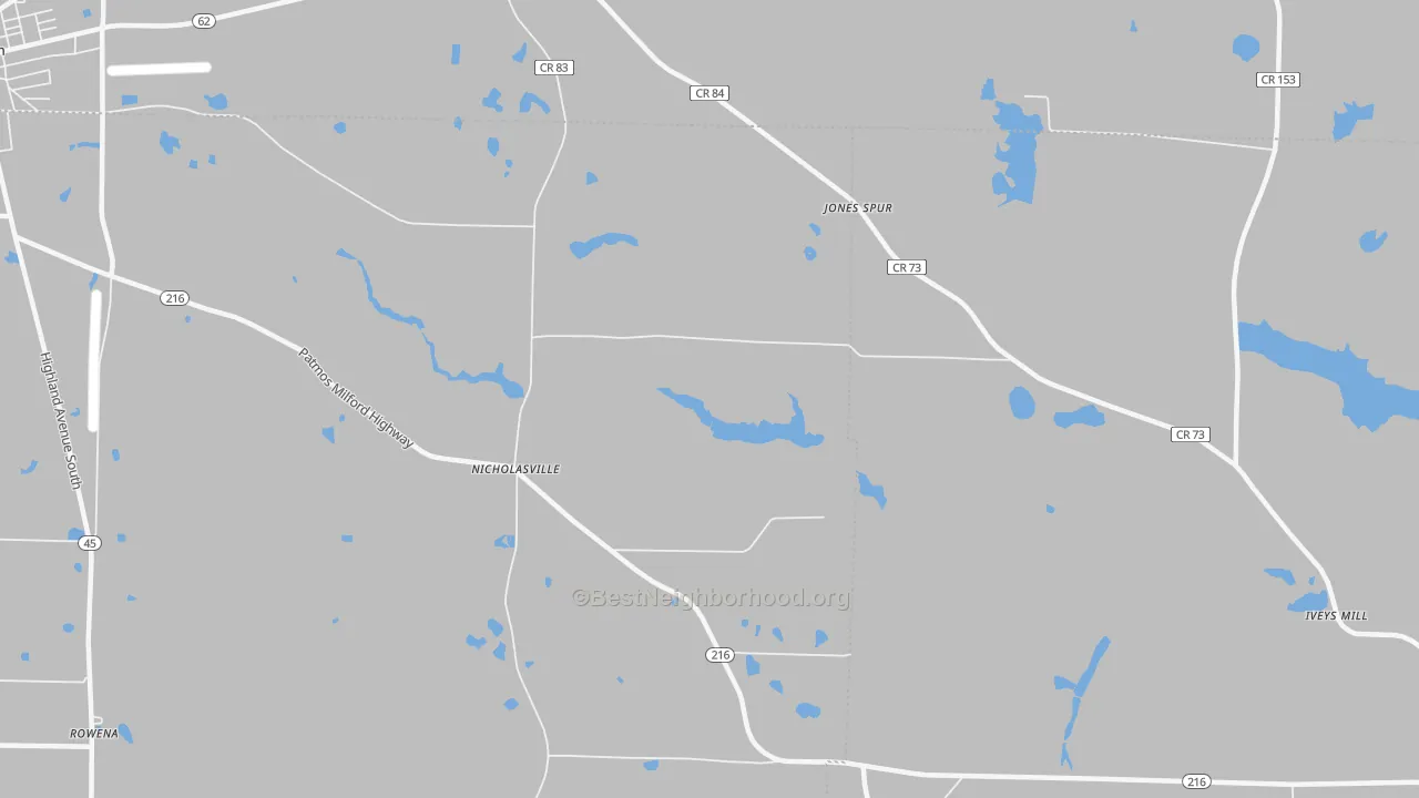 Transit Grade map of Nicholasville, GA